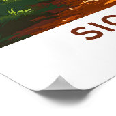 Sigiriya Sri Lanka Reisprint Poster (Hoek)