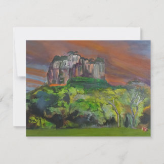 Sigiriya's Leeuwenrots Feestdagenkaart