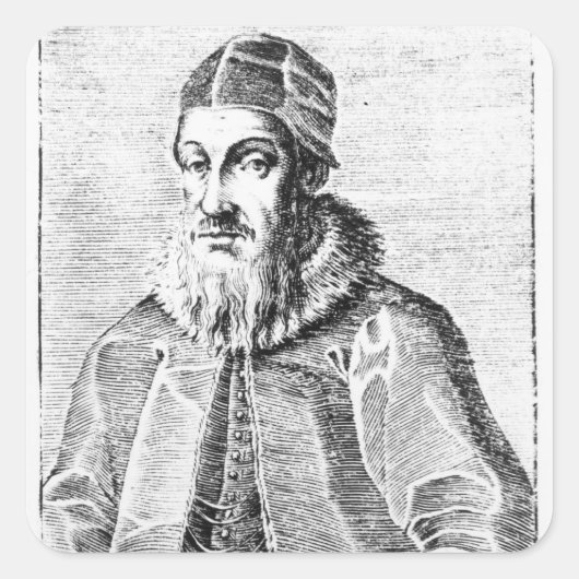 Sigismund II Augustus Vierkante Sticker (Voorkant)