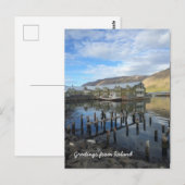 Siglufjordur - IJsland Briefkaart (Voorkant / Achterkant)