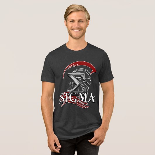 SIGMA 3b Men's Basic T-Shirt (Voorkant volledig)