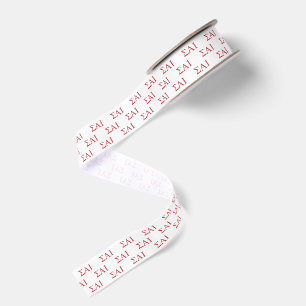 Sigma Alpha Iota Griekse Letters Grosgrain Lint