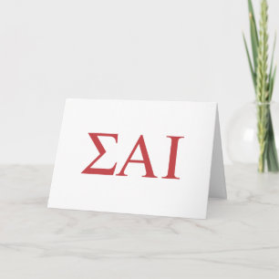 Sigma Alpha Iota Griekse Letters Kaart