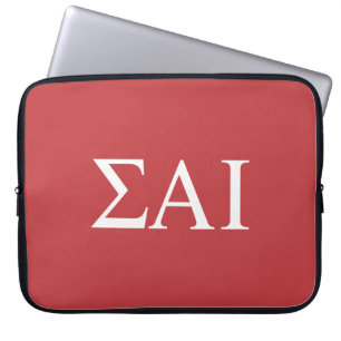 Sigma Alpha Iota Griekse Letters Laptop Sleeve