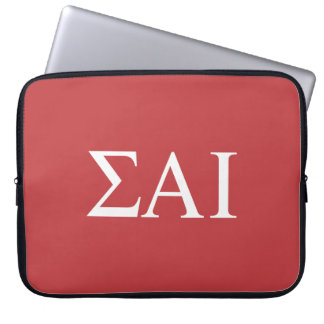 Sigma Alpha Iota Griekse Letters Laptop Sleeve