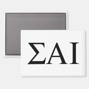 Sigma Alpha Iota Griekse Letters Magneet