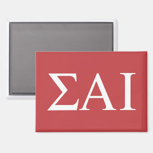 Sigma Alpha Iota Griekse Letters Magneet