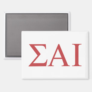 Sigma Alpha Iota Griekse Letters Magneet