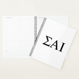 Sigma Alpha Iota Griekse Letters Planner