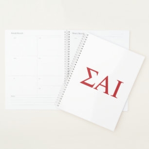 Sigma Alpha Iota Griekse Letters Planner