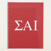 Sigma Alpha Iota Griekse Letters Planner (Voorkant)