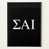 Sigma Alpha Iota Griekse Letters Planner (Achterkant)