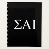 Sigma Alpha Iota Griekse Letters Planner (Voorkant)
