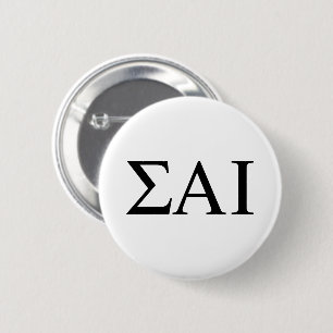 Sigma Alpha Iota Griekse Letters Ronde Button 5,7 Cm