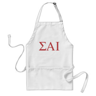 Sigma Alpha Iota Griekse Letters Standaard Schort