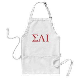 Sigma Alpha Iota Griekse Letters Standaard Schort