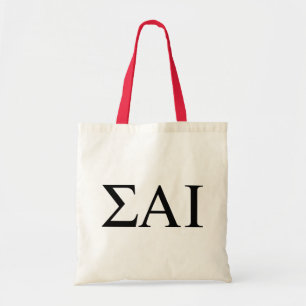 Sigma Alpha Iota Griekse Letters Tote Bag