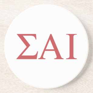 Sigma Alpha Iota Griekse Letters Zandsteen Onderzetter