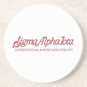 Sigma Alpha Iota Internationale Muziekvereniging Zandsteen Onderzetter