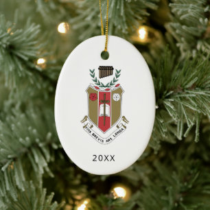Sigma Alpha Iota Muziek Fraternity Wapen Keramisch Ornament