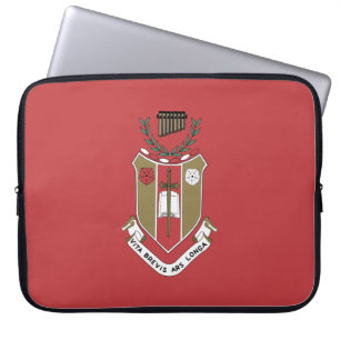 Sigma Alpha Iota Muziek Fraternity Wapen Laptop Sleeve