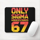 Sigma begrijpt 67 Alpha Slang Gen 67e Nummer 6 Muismat (Met muis)