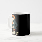 Sigma Boy Italiaans Brainrot Funny Meme Penguin Koffiemok (Voorkant links)