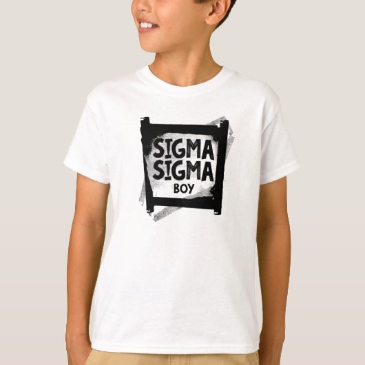 Sigma Boy T-shirt (Voorkant)