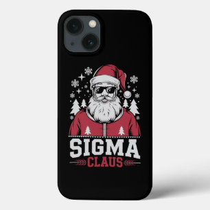 Sigma Claus Cool Santa Christmas Rizz Rizzler Meme Case-Mate iPhone Case
