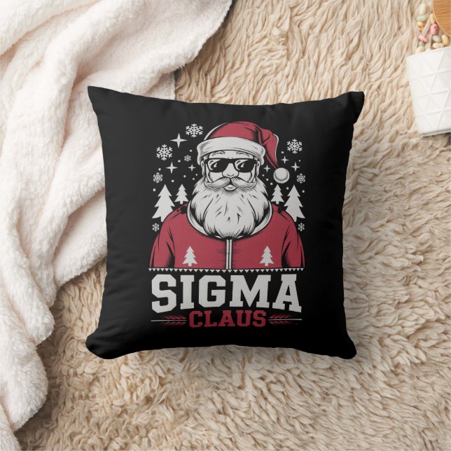 Sigma Claus Cool Santa Christmas Rizz Rizzler Meme Kussen (Deken)