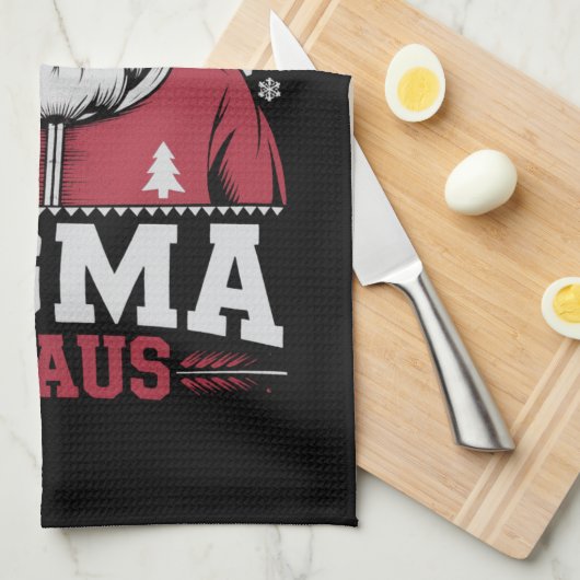 Sigma Claus Cool Santa Christmas Rizz Rizzler Meme Theedoek (Quarter Fold)