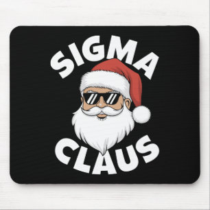 Sigma Claus Cool Santa Grappig Kerst Rizz Rizzle Muismat