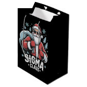Sigma Claus Cool Sinterklaas Grappige Kerstmis Riz Medium Cadeauzakje (Voorkant Gekanteld)