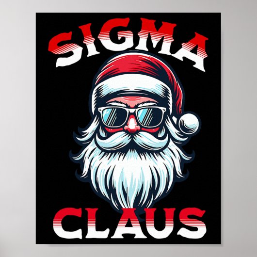 Sigma Claus Funny Christmas  Poster (Voorkant)