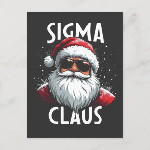 Sigma Claus Grappige Gen Alpha Middelbare School K Briefkaart