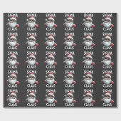 Sigma Claus Grappige Gen Alpha Middelbare School K Cadeaupapier (Vlak)