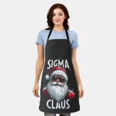 Sigma Claus Grappige Gen Alpha Middelbare School K Schort (Gedragen)
