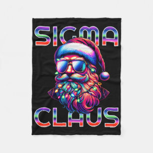 Sigma Claus Grappige Kerstman Kerstmis Meme Tiener Fleece Deken