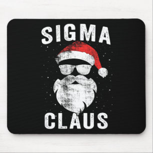 Sigma Claus Kerstman Grappig Kerst Rizz Man The Ri Muismat