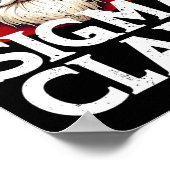 Sigma Claus Kerstman Grappig Kerstfeest Rizz De Ri Poster (Hoek)