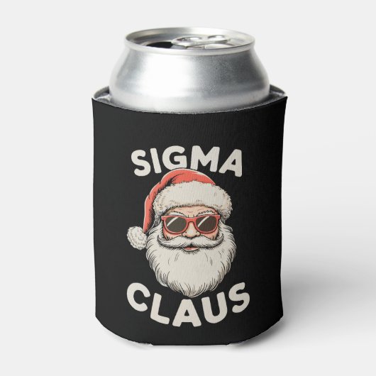 Sigma Claus Kerstman Rizz Kerstvakantie Blikjeskoeler (Blikje Voorkant)
