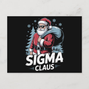 Sigma Claus Kerstman Zonnebril Kerstmis Xmas Zak Feestdagenkaart