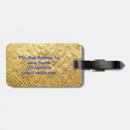 Sigma Dawn Bagagelabel (Achterkant horizontaal)