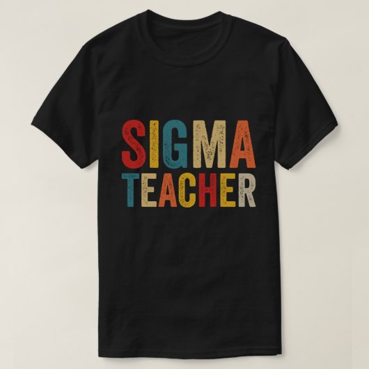  Sigma Docent Funny Meme Lovers T-shirt (Design voorkant)