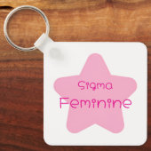 Sigma Feminine Acrylic Keychain (Voorkant)