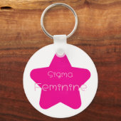 Sigma Feminine Acrylic Keychain (Achterkant)