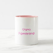 Sigma Feminine Mug Tweekleurige Koffiemok (Center)