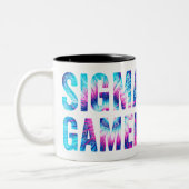 Sigma Gamer Brave Speler Tie dye Mok (Links)