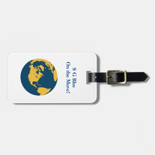 Sigma Gamma Rho Bagagelabel (Voorkant horizontaal)