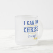 Sigma Gamma Rho Christelijke frosted mok phil 4:13 (Voorkant rechts)